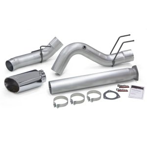 Ford F-250 Performance Exhaust - Single Exit - Banks Power - Monster Cat Back - Chrome - `17-`25